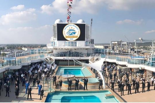 Enchanted Princess Officially Joins Princess Cruises Fleet