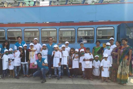 SATTE partners with Cankids to celebrate Christmas