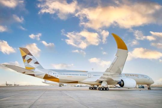Etihad Unveils New ‘Sustainability 50’ A 350 on Paris Route