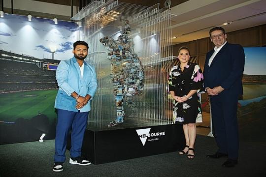 Rishabh Pant & Sarah Todd Join Visit Victoria To Unveil Melbourne Moments