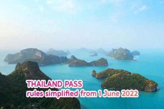 ‘Thailand Pass’ Simplified from June 1