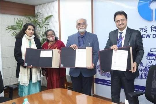 SBI, NCF, IGNCA Inks MoU for Development of Atmanirbhar Bharat Centre for Design at Red Fort, Delhi
