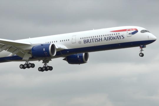 British Airways receives first A350