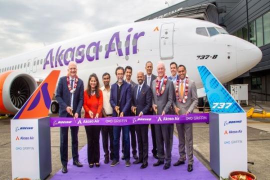 Akasa Air Takes Delivery of its First Aircraft from Boeing