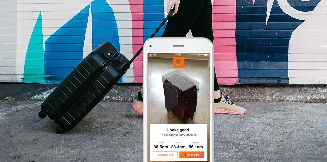 KAYAK launches augmented reality bag measurement tool