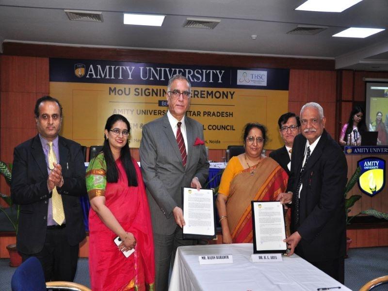 Amity University inks MoU with THSC