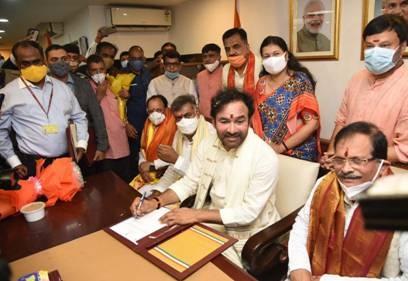 G Kishan Reddy Takes Charge as Union Tourism Minister