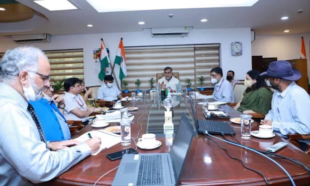 Patel Holds a Review Meeting with Stakeholders of Adventure Tourism