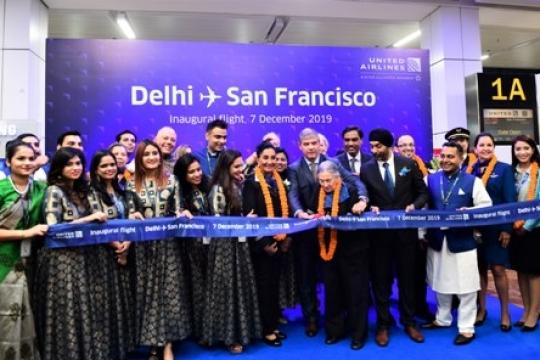 United Launches Direct Service on New Delhi - San Francisco Route