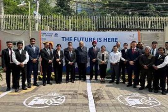Taj City Centre, Gurugram Launches EV Charging Station & On-Site Bottling Plant