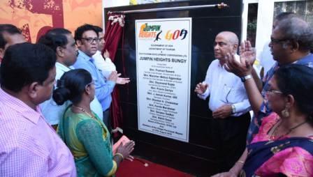 Goa Tourism and Jumpin Heights launches Bungee Jumping at Mayem