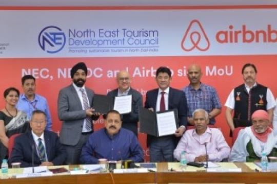 Airbnb signs MoUs for promotion of tourism in the North-East