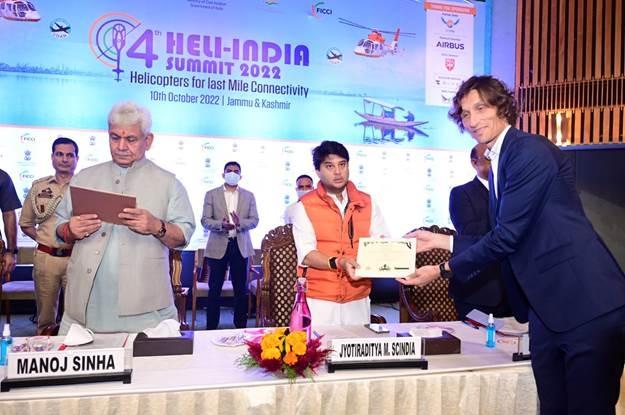 Aviation Minister Scindia Inaugurates 4th Heli-India Summit 2022
