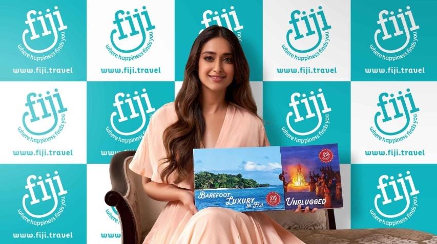 Ileana D’Cruz unveils “Barefoot Luxury in Fiji” brochure collection