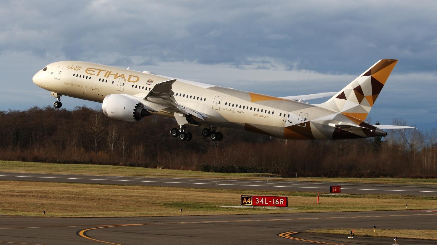 Etihad expands Madrid service