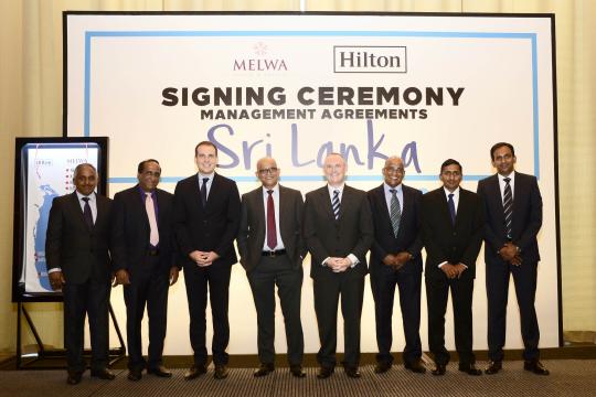Hilton inks deal with Melwa for 6 properties in Sri Lanka
