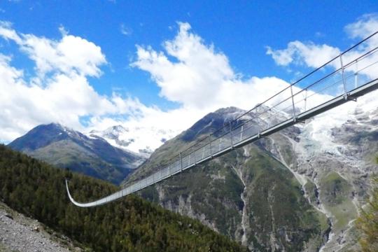 Switzerland opens World's longest suspension footbridge