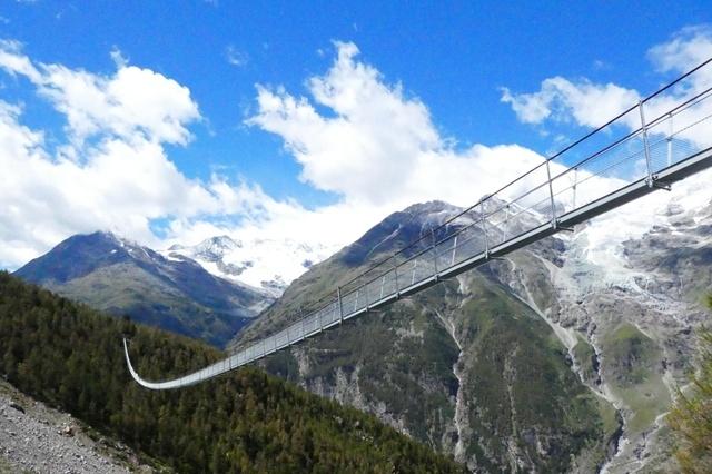Switzerland opens World's longest suspension footbridge