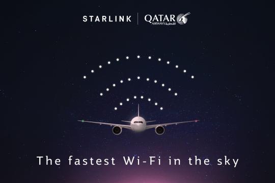 Qatar Airways operates world’s first Starlink-equipped Boeing 777 aircraft from Doha to London