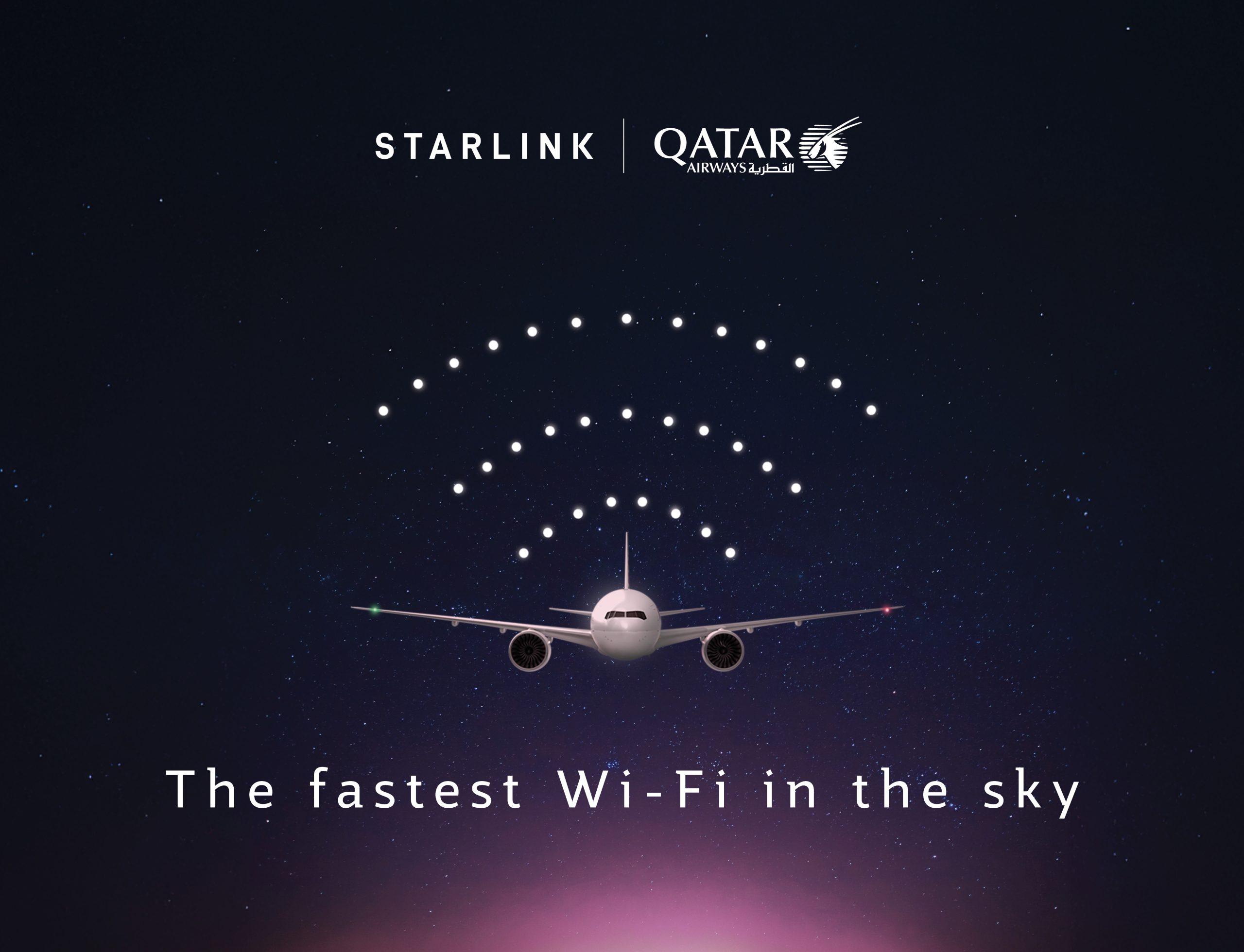 Qatar Airways operates world’s first Starlink-equipped Boeing 777 aircraft from Doha to London