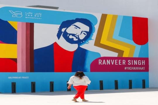 Yas Island celebrates IIFA mural of its brand ambassador Ranveer Singh