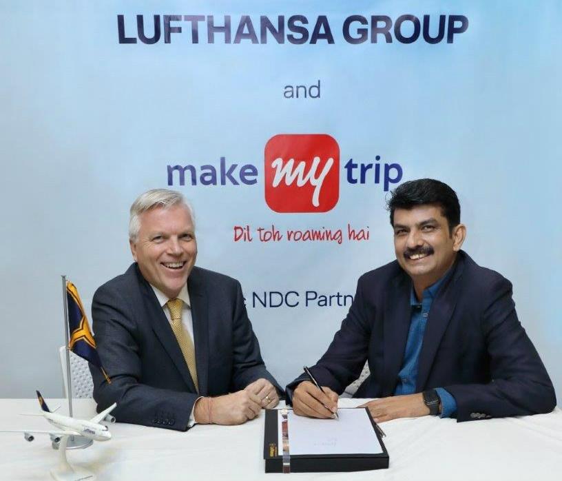 Lufthansa partners with MakeMyTrip