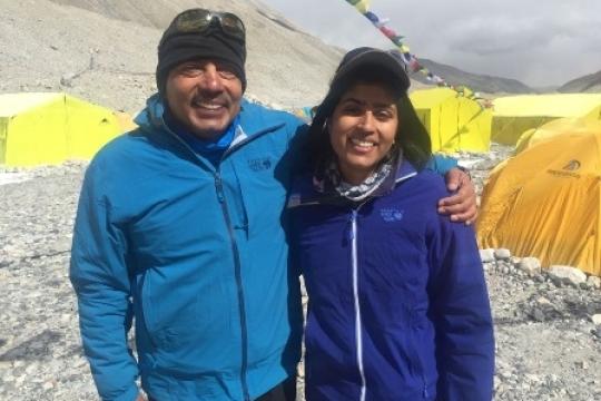 Bajajs become first father-daughter duo to scale the Mount Everest