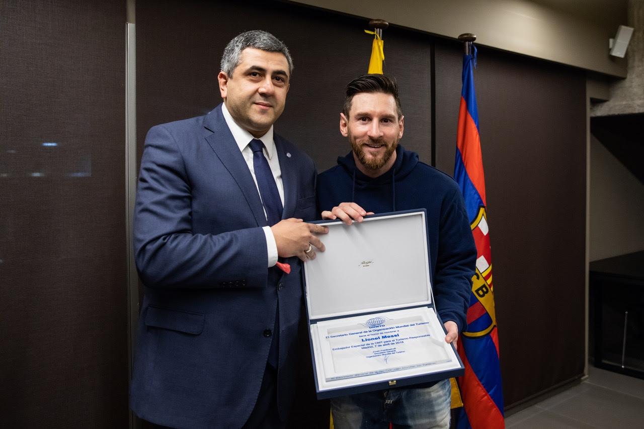 UNWTO appoints Lionel Messi as Responsible Tourism Ambassador