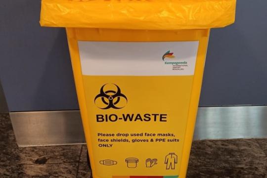 BIAL appeals passenger to responsibly dispose biowaste