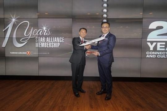 Turkish celebrates 10th Anniversary of its Star Alliance Membership