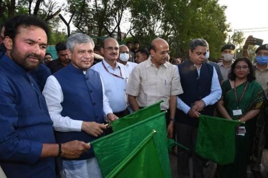 Bharat Gaurav Tourist Train Flagged Off