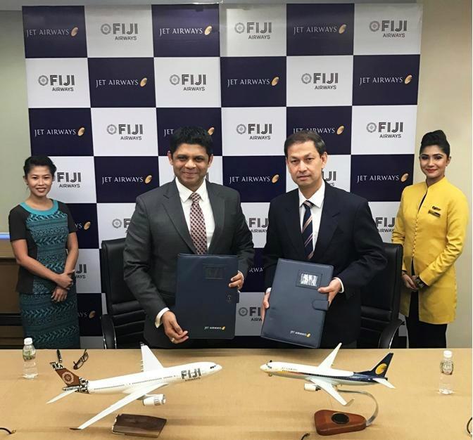 Jet Airways inks codeshare with Fiji Airways