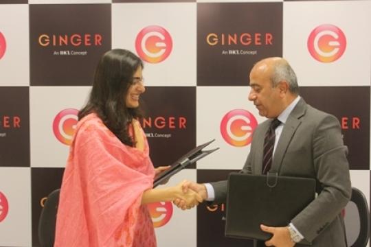 Ginger sings new hotel in Noida