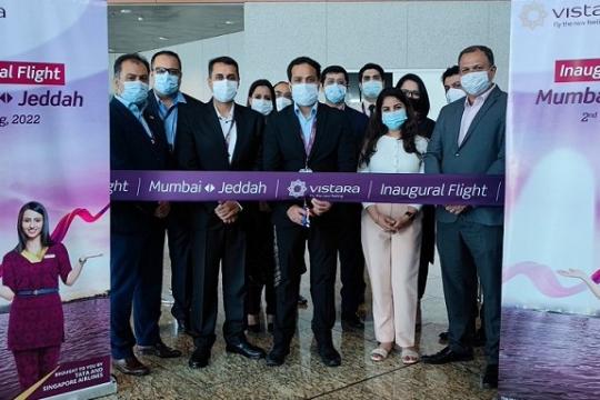 Vistara Inaugurates Direct Service Between Mumbai and Jeddah