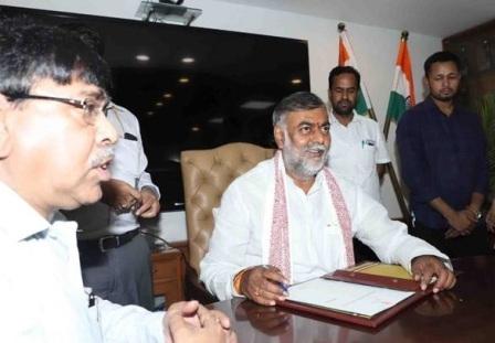 Prahlad Singh Patel assumes charge as the MoS (I/C) for Tourism