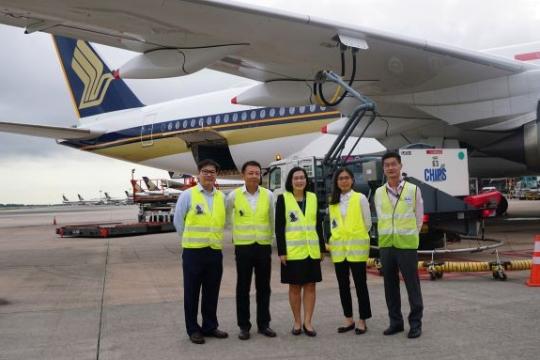 SIA Operates its Firsts Flight with Blended SAF
