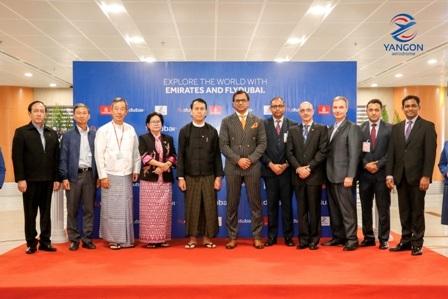 flydubai Lands in Yangon