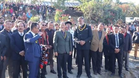 Patel participates in the Hornbill festival at Kisama