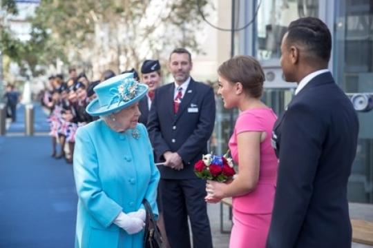 The Queen Visits British Airways' HQ To Celebrate Airline's Centenary