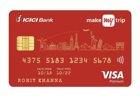 MakeMyTrip and ICICI launch co-branded credit cards