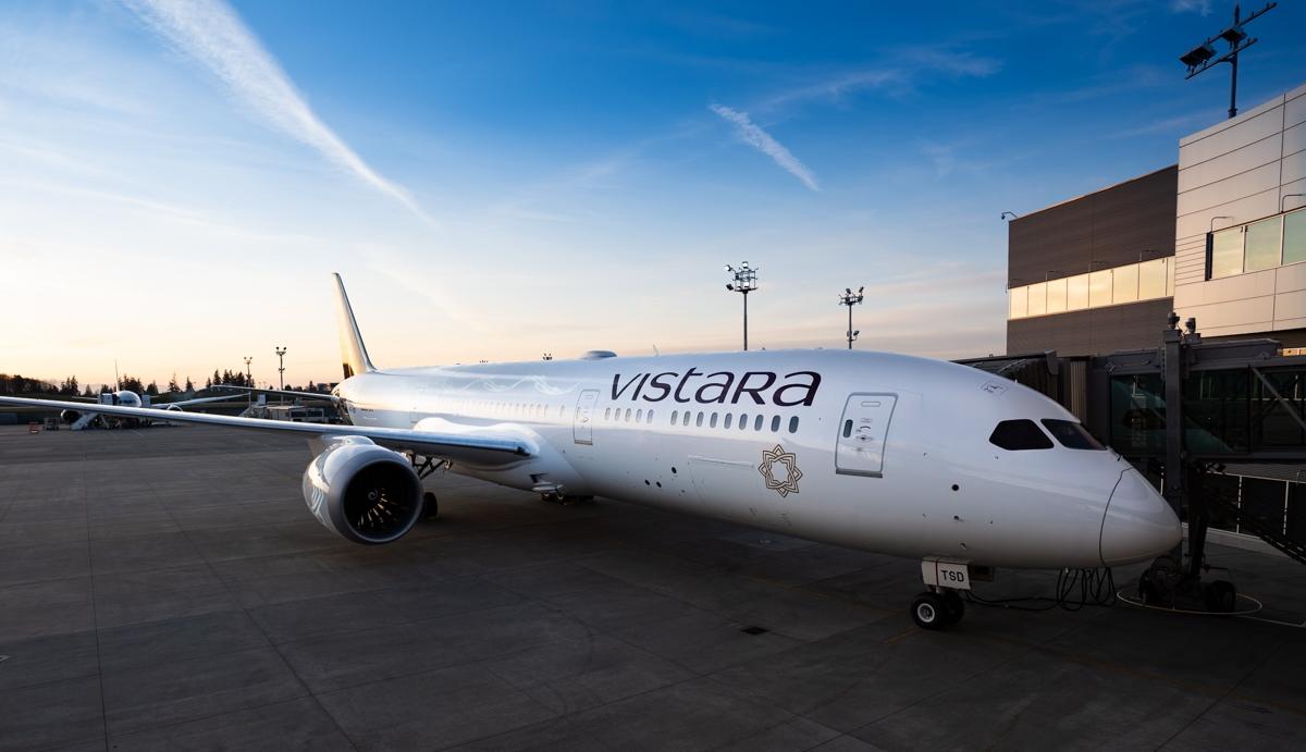Vistara Takes Delivery of its First B787-9 Dreamliner