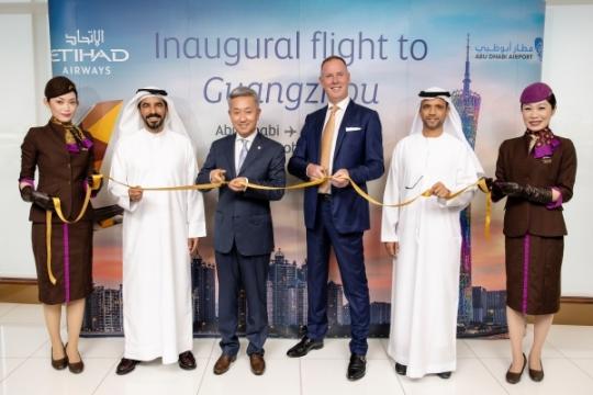 Etihad Airways Launches Inaugural Flight Linking Abu Dhabi & Guangzhou