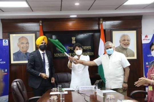 Direct flight on Jamnagar – Bengaluru – Hyderabad route launched under UDAN