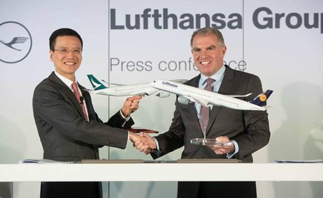 Cathay Pacific signs agreement with Lufthansa Group