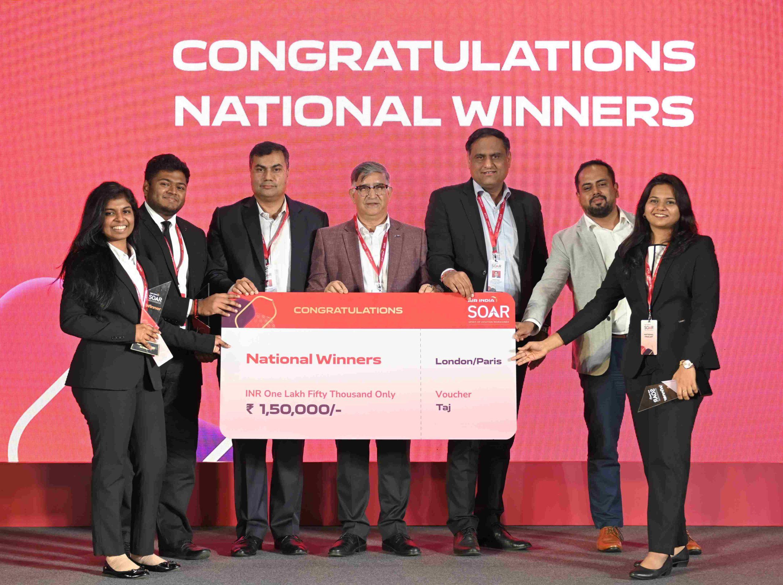 Aimed at Building Aviation Leadership, Air India’s SOAR Concludes with IIM Bengaluru Taking the Top Honours