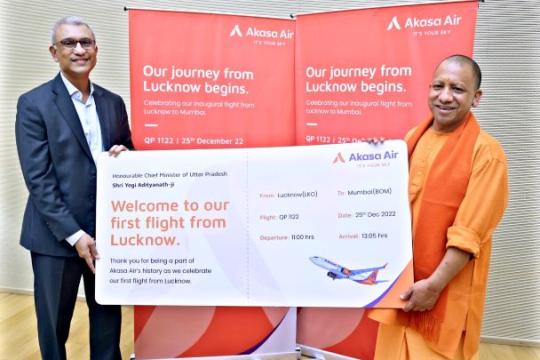 Akasa Air Launches Lucknow Service