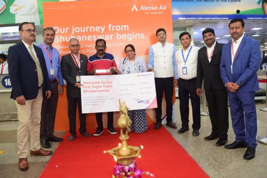 Akasa Air Commences Flights from Bhubaneswar