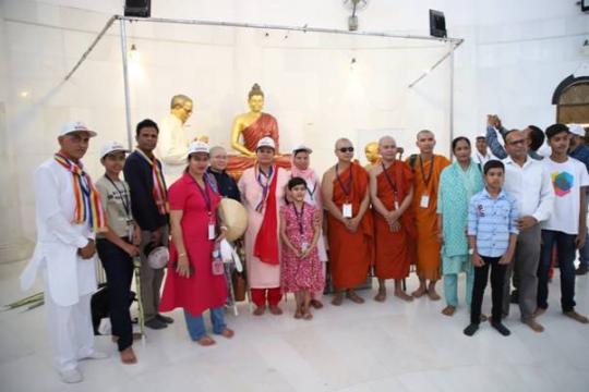 Bharat Gaurav Tourist Train Tour on Ambedkar Circuit Visits Deeksha Bhoomi and Dragon Palace in Nagpur