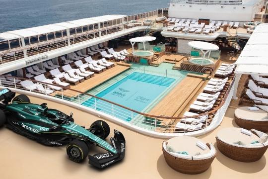 Regent Seven Seas Cruises and Aston Martin Aramco F1 team unveils new spotlight voyage