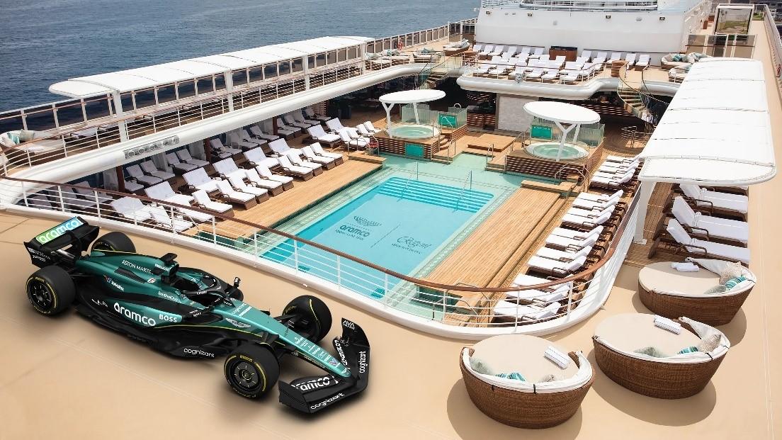 Regent Seven Seas Cruises and Aston Martin Aramco F1 team unveils new spotlight voyage